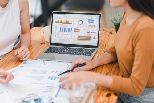 Life sciences sales intelligence dashboard identifying commercial buying signals